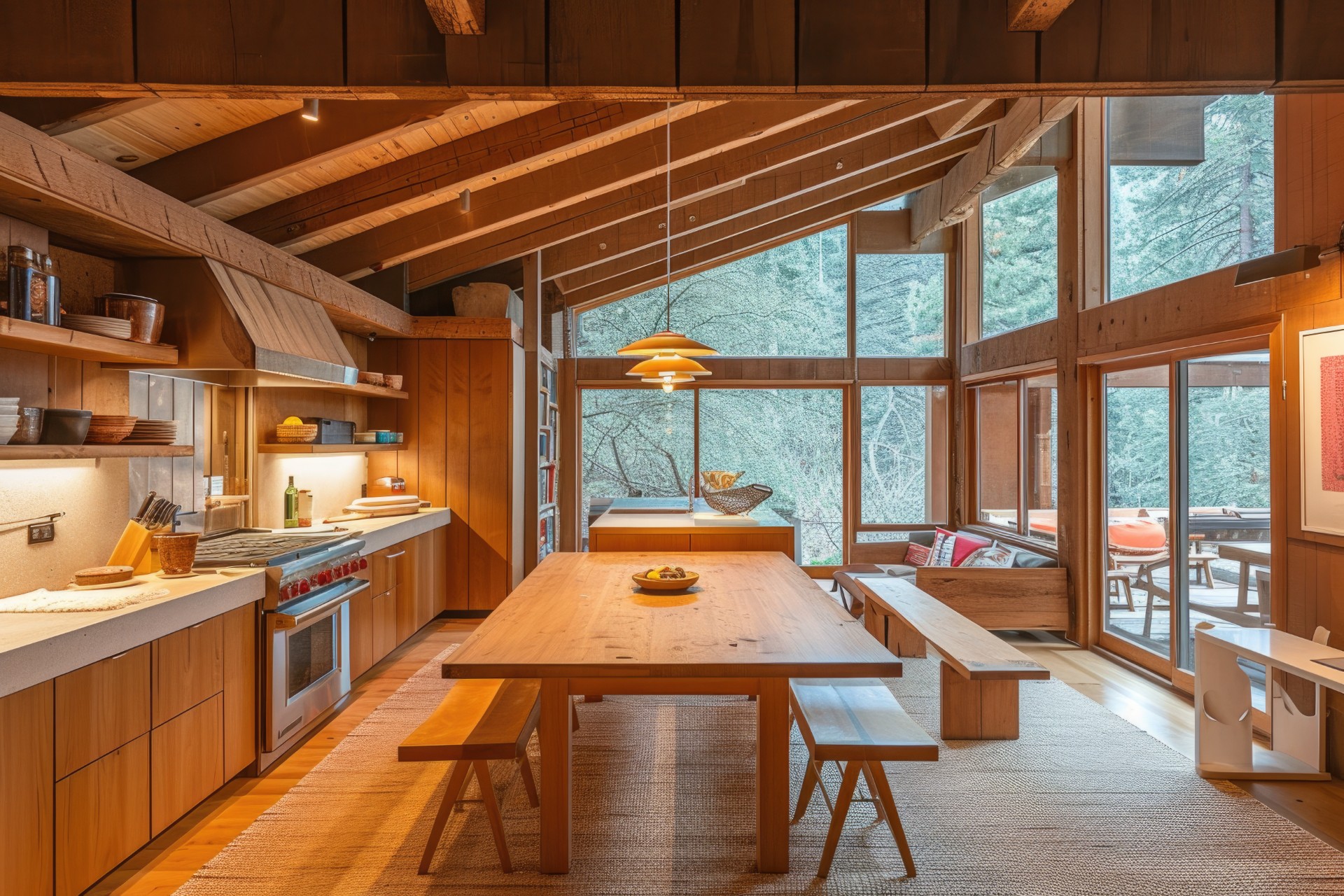 Quality kitchen interior finishes
